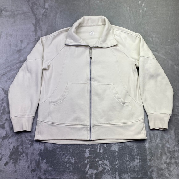 lululemon athletica Jackets & Blazers - Lululemon Scuba Funnel Neck Zip Up Jacket Athletic Athleisure Women Sz M Grunge